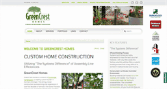 Desktop Screenshot of greencresthomes.com